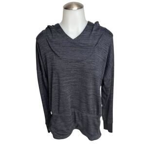 Medium dark grey Athleta Batwing and Robin Hooded sweater